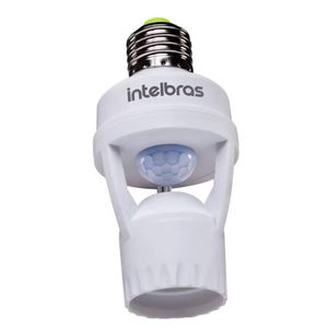 Interruptor sensor de presença com soquete esp360s branco - intelbras