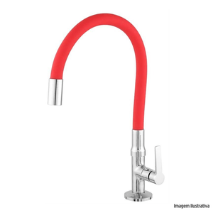 Torneira para cozinha gourmet mesa vermelho imperatriz /ref:21176.
