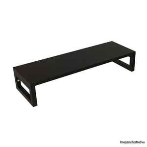 Nicho industrial 1 prateleira 60x20cm preto brasforma /ref:nip1-6020.