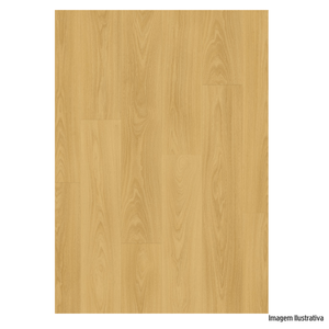 Piso laminado carvalho biscoito 8mm marrom 1200x19 quick step /ref:clm - 5794.