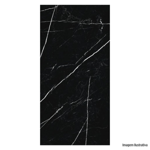 Porcelanato retificado royal black lux 60x120 biancogres /ref:ci0297b1.
