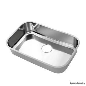 CUBA RIVA 56X34X14,5cm BRILHO INOX DOCOL /REF:017007CJ.