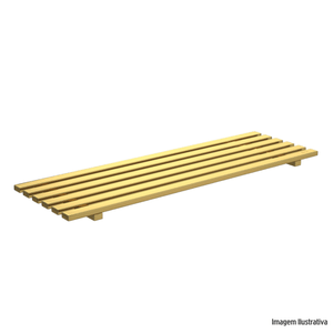 Saboneteira de apoio quadratta gold matte deca /ref:2012.gl.mt.