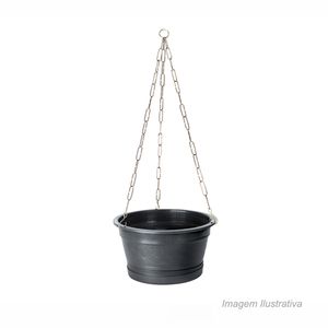 Kit vaso suspenso ecológico n01 preto nutriplan /ref.6300501-07