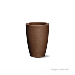 Vaso grafiato cônico n38 ferrugem - nutriplan