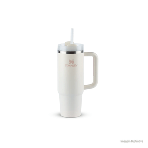 Copo térmico quencher com tampa 0,880ml cream stanley /ref.8150