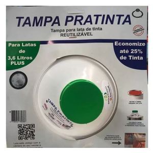 Tampa para tinta fechamento plus 3,6lts pratinta