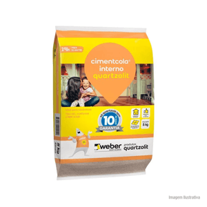 Argamassa aci 5kg cinza quartzolit