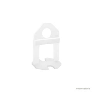 Espacador nivela piso fit eco 2.00mm c/100 branco moldiplas /ref.npb2pct100eco