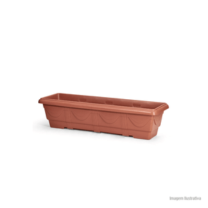 Vaso jardineira 80cm cerâmica nutriplan /ref.610040303
