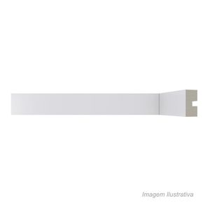 Rodameio de poliestireno r.466 30x16mm com 2,4mts branco - santa luzia