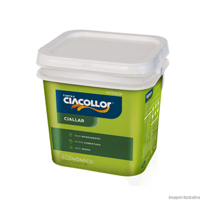 TINTA ACRÍLICA FOSCO ECONOMICA CIALLAR 18LT BRANCA CIACOLLOR /ref.03484
