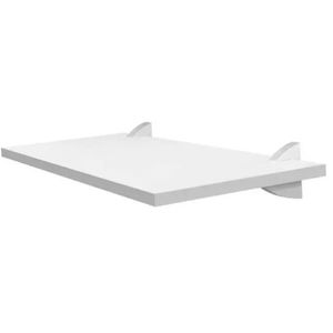 Prateleira me leve com suporte 3 unidades 1,2x20x40 branco /ref.10263010