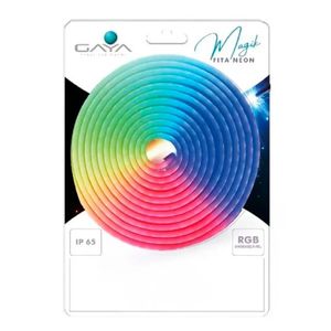Fita neon magik 24v rgb 10w 5mt