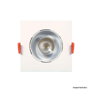 Spot de embutir quadrado easy led 5w 4000k llum  /ref:yq093054bcdeav2.