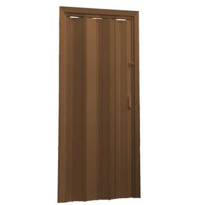 Porta sanfonada 70x210cm mogno - plasflex
