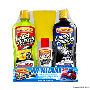 Kit de lavagem 4 em 1 luxcar 3m do brasil /ref:2200.
