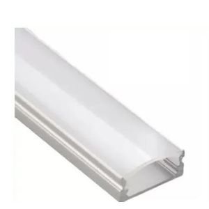 Perfil de alumínio sobrepor para fita de led 2mts branco - gaya