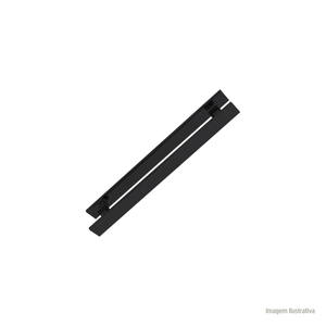 Puxador eco planus 30cm preto - geris
