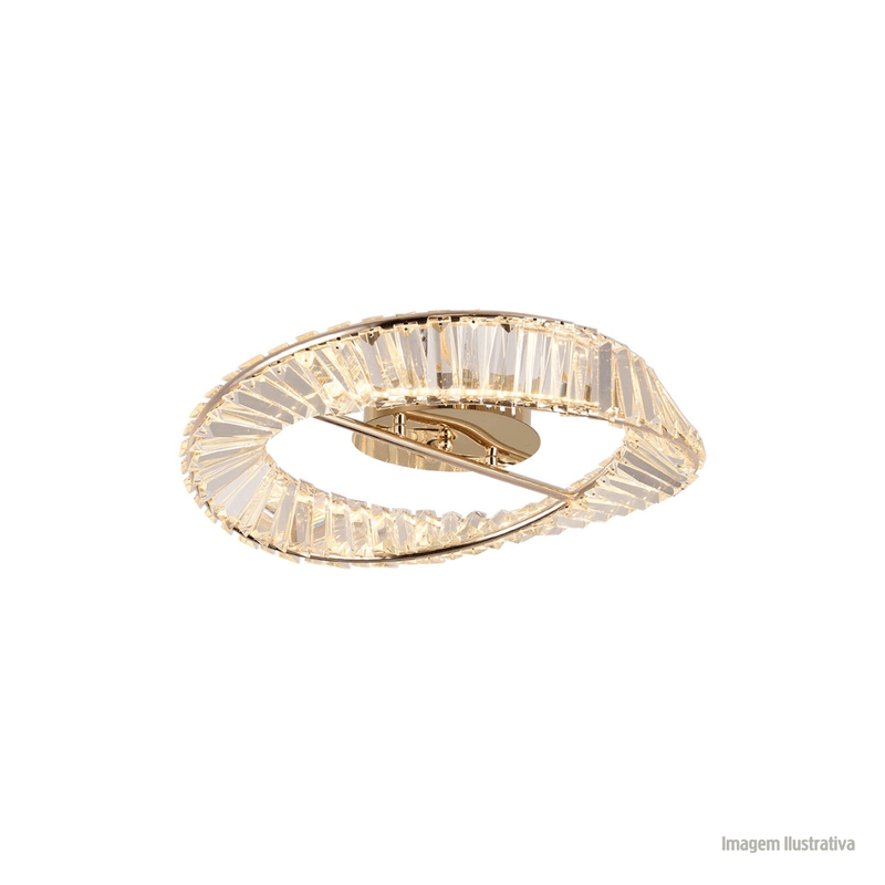 Plafon_Led_Cristal_Lezie_50CM_41W_3000K_Ouro_Brilho_Nordecor__REF_2739_8008310