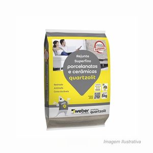 Rejunte porcelanato 5kg preto grafite - quartzolit