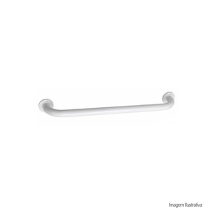 Barra de apoio alumínio branco 60cm imperatriz /ref:20165.