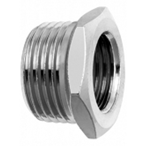 Bucha de redução 3/4" x 1/2" cromado - blukit