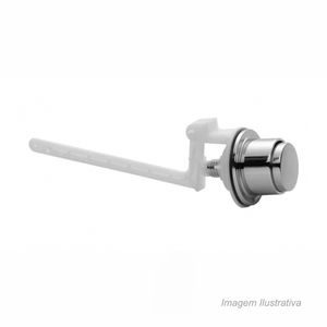 Acionador lateral para caixa acoplada abs cromado - blukit