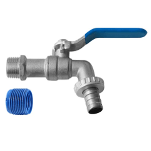 Torneira de esfera com alavanca para jardim - blukit