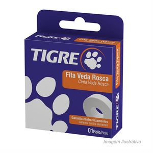 Fita veda rosca 18mmx25m - tigre