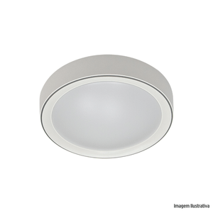 Plafon led meny 40cm 29w 3000k branco nordecor /ref:2211.