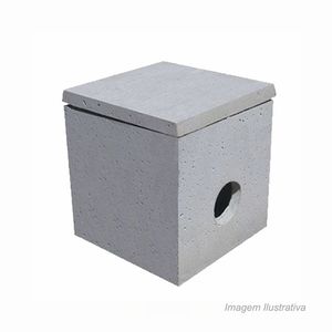 Caixa de concreto passagem 50x50
