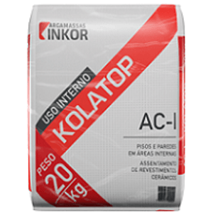 Argamassa kolatop aci 20kg - inkor