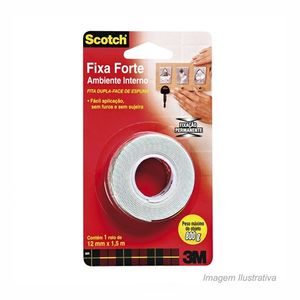Fita fixa forte banana 12mm com 1.5mts - 3m