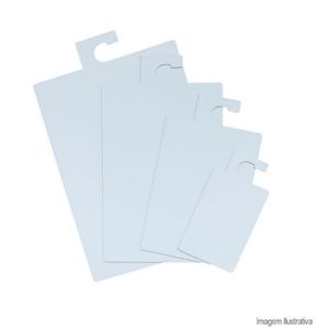 Kit gabarito para dobrar roupas branco - sz organizadores
