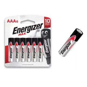 Pilha max sm palito aaa4 + 2 pilhas gratis - energizer