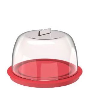 Porta queijo minas break de plásticos vermelho - ou plásticos