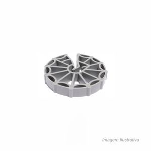 Espaçador para ferro circular 25mm cinza - sândalo