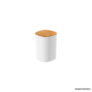 Pote hermético fechado keep 1l branco ou /ref.phb205bcf