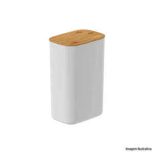 Pote hermético fechado keep 2,3l branco ou /ref.phb705bcf