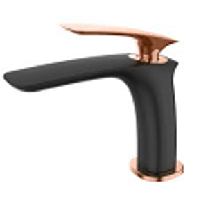 Monocomando p/ banh. black rose gold lexxa /ref.lx6116brg