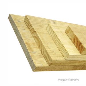 Tábua de pinus 25cm com 3mts - ms cavacos