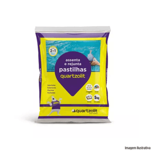 Argamassa para pastilha interna e externa verde floresta 5kg quartzolit
