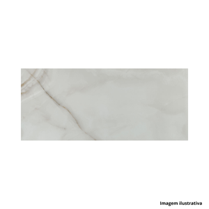 Porcelanato retificado onix cristal acetinado 60x120cm eliane /ref.8045663