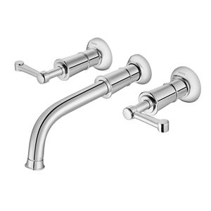 Misturador para lavatório de parede provence cromado - docol