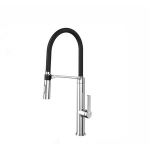 Monocomando para cozinha cromado/preto - docol