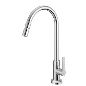 Torneira para cozinha gali bica alta cromado mesa - docol