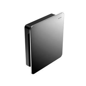 Acabamento para válvula de descarga flat grafite polido - docol