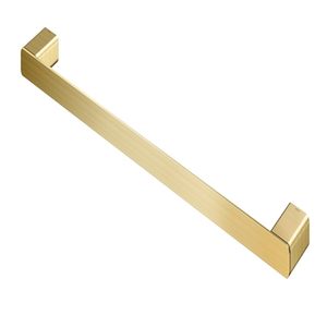 Porta toalha flat ouro escovado - docol