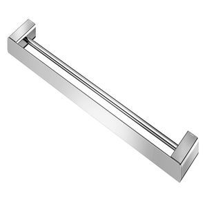 Porta toalha de banho flat duplo cromado - docol